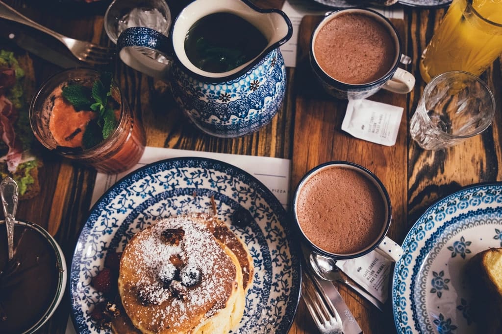 Breakfast table