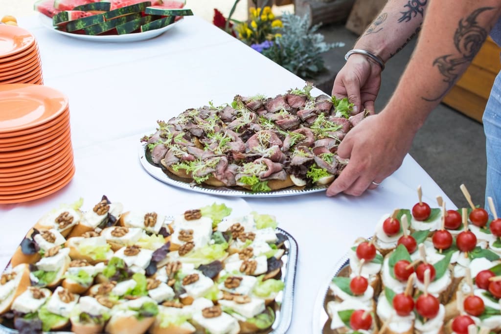 Platters for an event